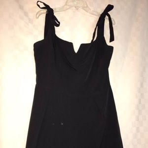 Shein Black Tie Romper Large